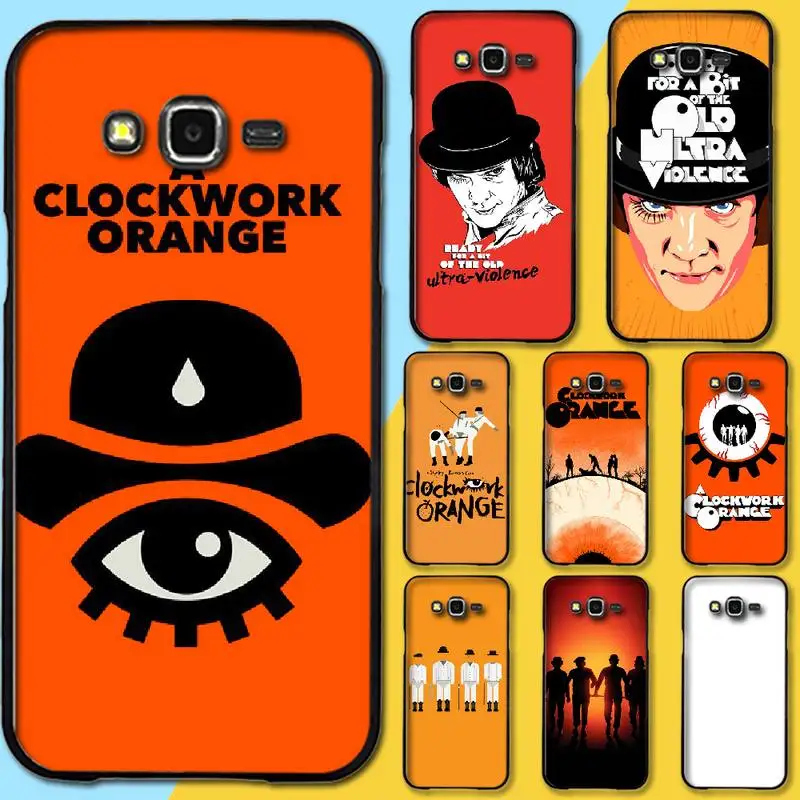 NBDRUICAI A Clockwork Orange Bling Cute Phone Case For Samsung Galaxy J7 J8 J3 J4 J5 J6 Plus 2018 Prime | Мобильные телефоны и