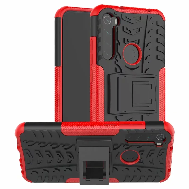 For Xiaomi Redmi 8T Case Shockproof Armor Rubber Hard Note8 Note 8 T Kickstand Cover Fundas | Мобильные телефоны и