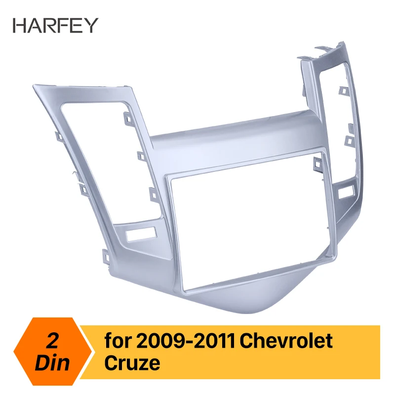 

Harfey 2Din Car Stereo Fascia Mount Kit Panel Refitting Plate for Chevrolet Cruze DVD Frame Trim Kit 173*98 178*100 178*102 mm
