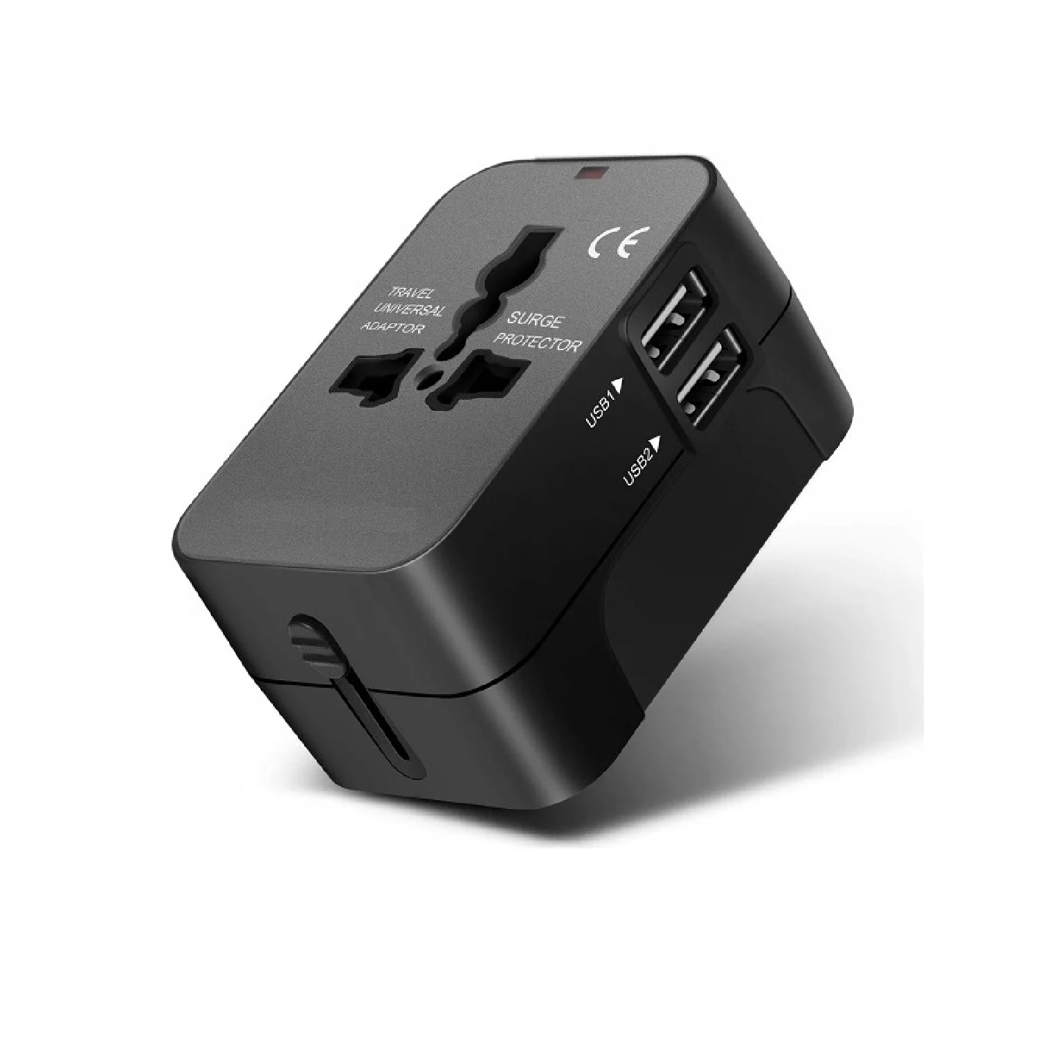 Дорожный адаптер Международный универсальный сетевой фильтр с двойным USB-портом