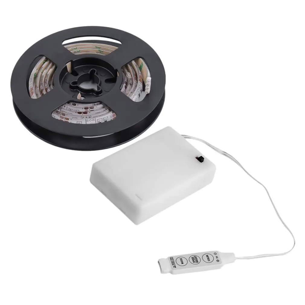 2017 Светодиодная лента Водонепроницаемая IP65 2 м/1 5 м/0 М 5050 SMD RGB/теплая/крутая гибкая