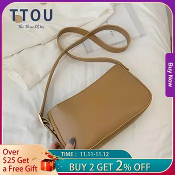 

New Handbags Spring Summer Woman Trendy Pink Yellow Single Strap Handbags PU Leather Zipper Shoulder Bag Female Shoulder Bag