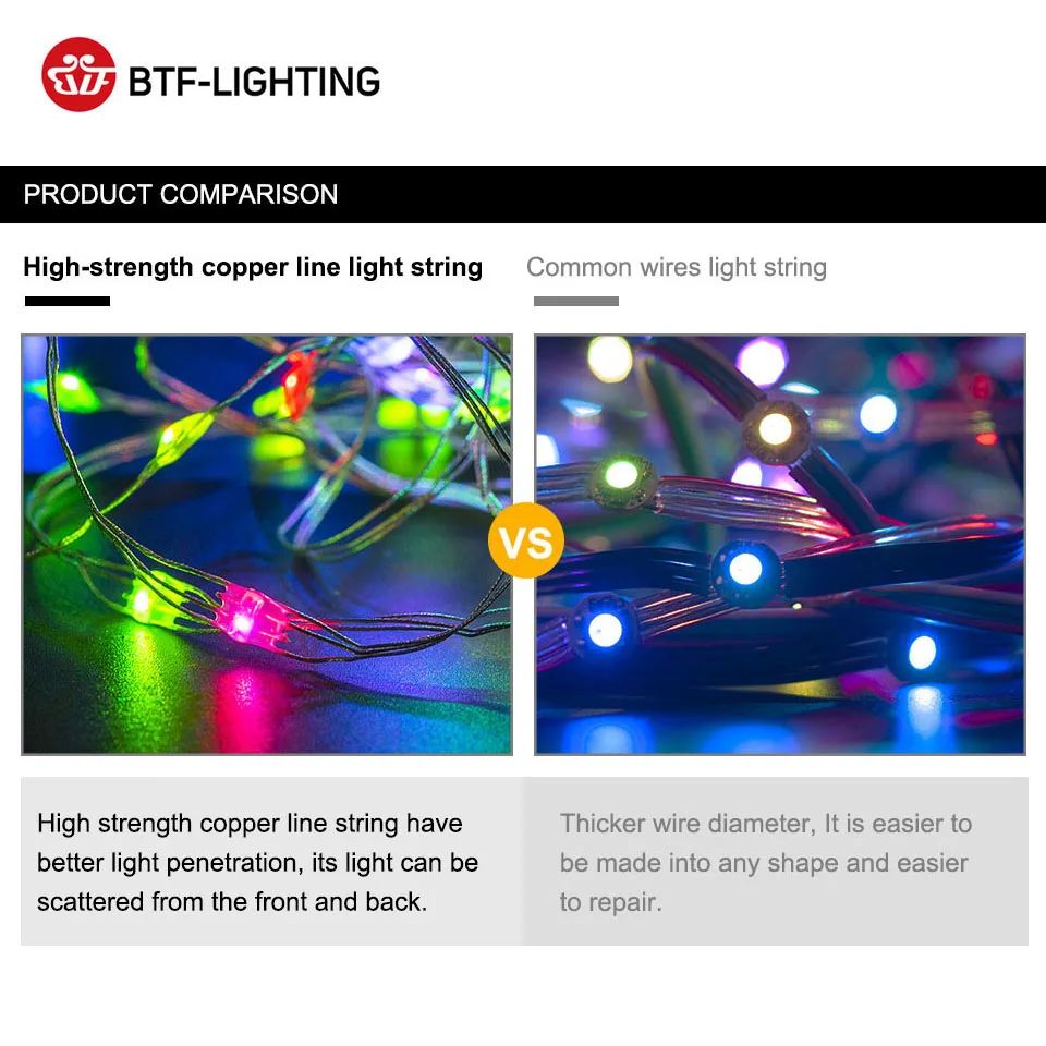 50 светодиодный s/string WS2812B пикселей RGB светодиодный модуль теплоотвода узлы адресуемые индивидуально с Bluetooth музыкальным контроллером DC5V