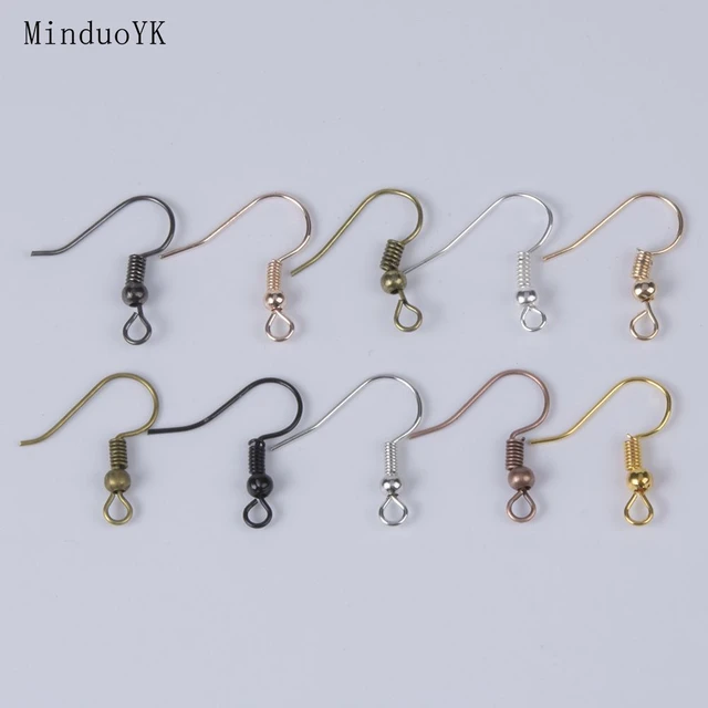 100pcs/lot 20x17mm Earring Hook Diy Findings Jewelry Supplies Clasps Hooks  For Earrings Making - Jewelry Findings & Components - AliExpress