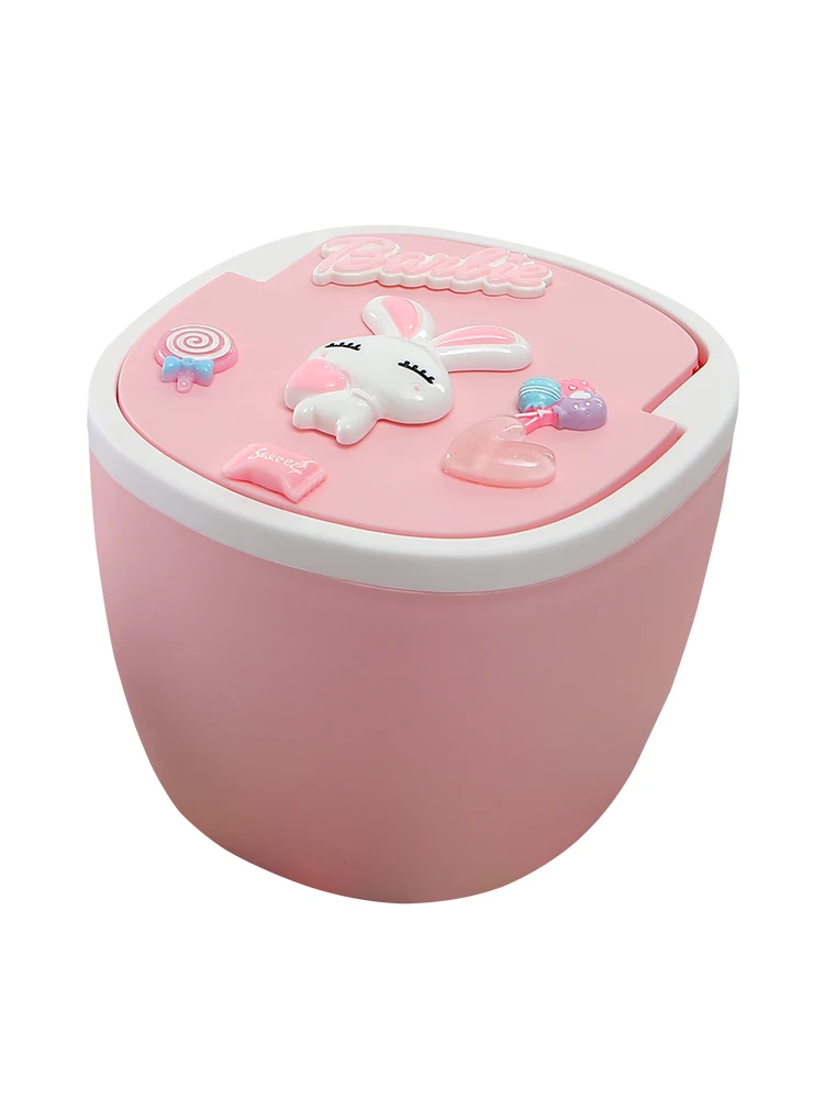 Hello kitty Настольный мусорный бак Doraemon милый эластичный чехол Домашний Мини Пресс спальня мусорный бак офисный стол мусорный бак мусорное ведро