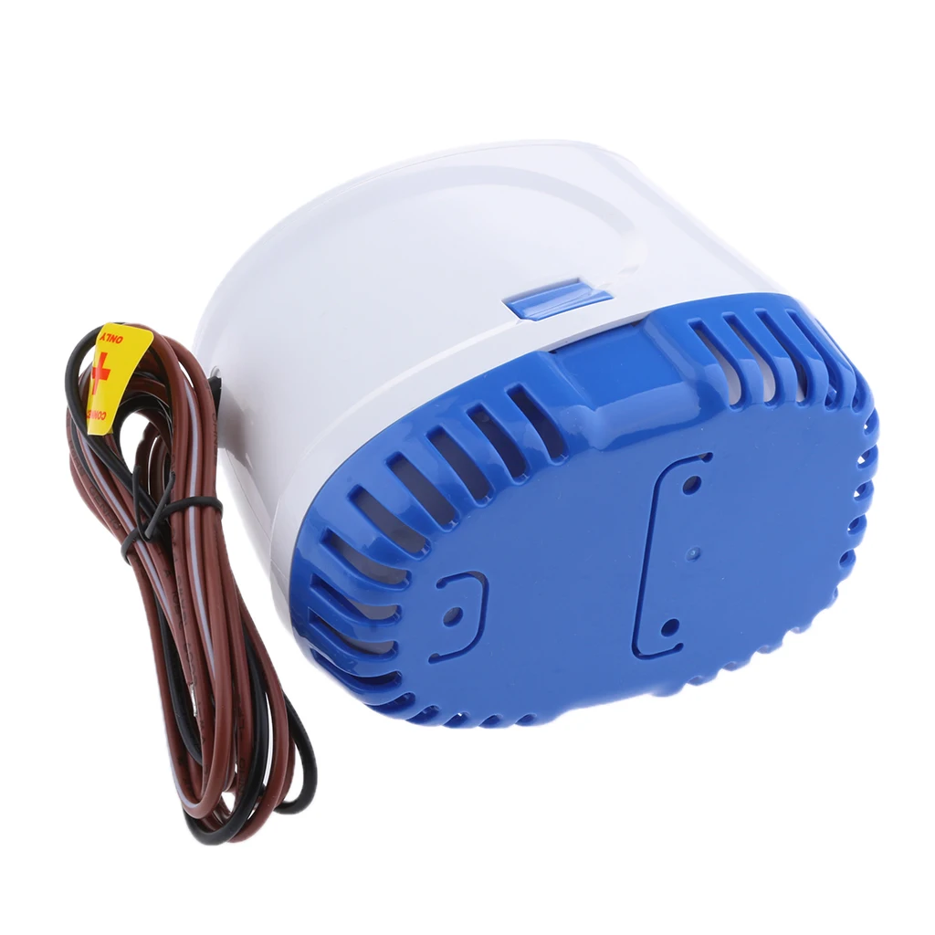 600GPH 12V Automatic Yacht Bilge Pump Submersible 1.15'' Outlet