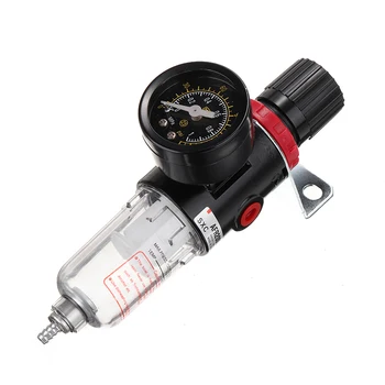

1/4" Air Pressure Moisture Trap Filter Regulator Compressor Oil Water Separator Filter Moisture Filter Gauge Switch