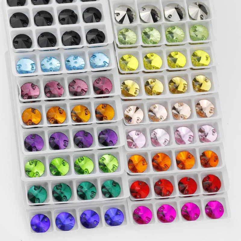 Sewing Stones 3200 Round Beads Glass Crystal For Wedding dress DIY
