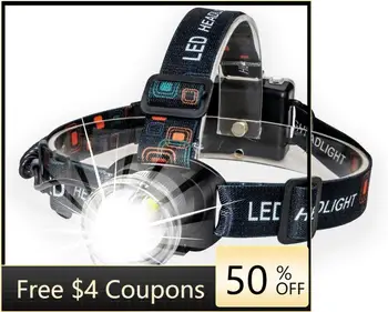 

2020Newest! Head Lamps Super Bright Zoomable Headlamp XM-L T6 LED Head Torch Waterproof Adjustable Headlights For Running Climbi