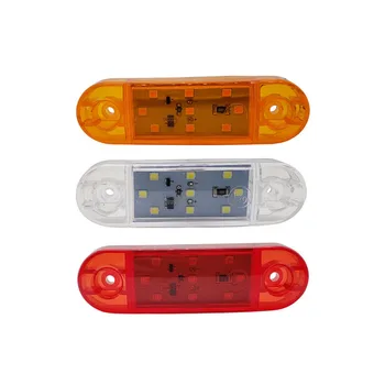 

10PCS 9 LED Car Side Marker Clearance Lamp 24V Car External Light Truck Trailer Lorry Stop Rear Lamp Side Light LED 12V