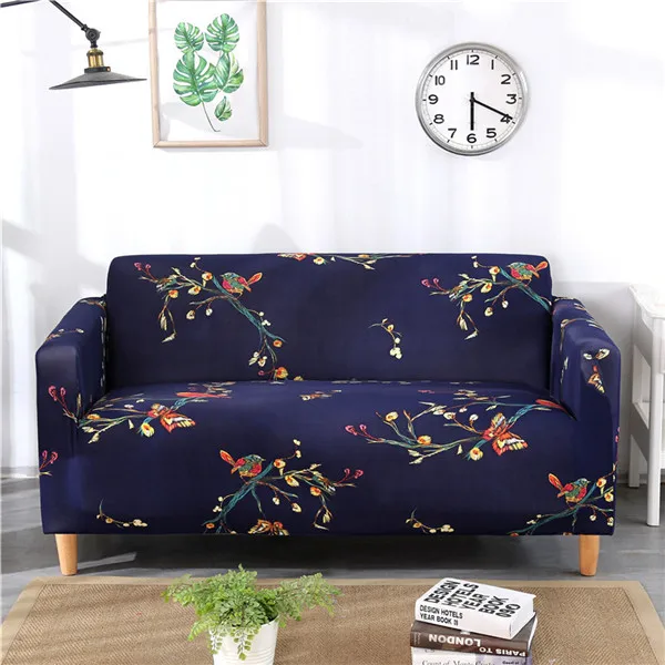 Эластичный чехол для дивана для гостиной все включено противоскользящие секционные Чехлы для дивана одноместный/двухместный/Трехместный/Четырехместный - Цвет: Color 8 Purple