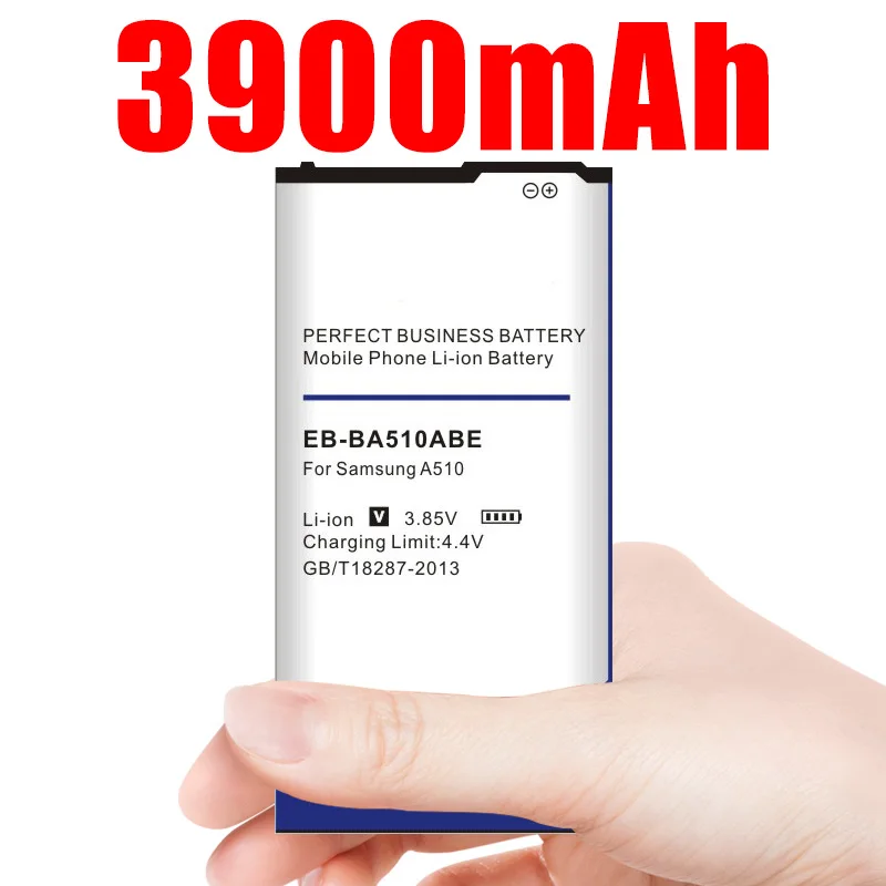 3900 мА/ч, EB-BA510ABE Батарея для samsung Galaxy Edition A510 SM-A510F A5100 A5 A51