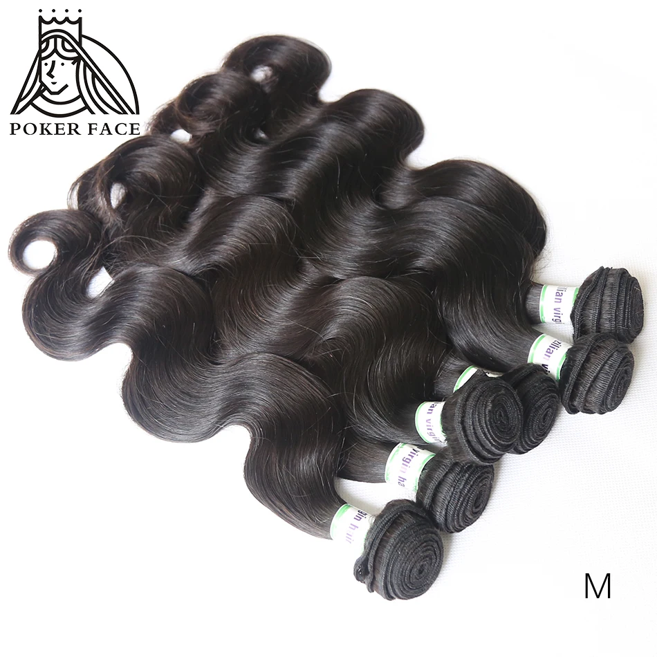 Poker Face Brazilian Body Wave Bundles Deals 1 3 4 Bundles 100% Human Hair Extensions Hair 28 30 40 Inch Non-Remy Middle Ration Poker Face Brazilian Body Wave Bundles Deals 1 3 4 Bundles 100% Human Hair Extensions Hair 28 30 40 Inch Non-Remy Middle Ration