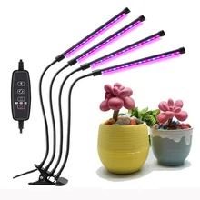 

Dommia LED Grow Light for Potted Plants Dual Head Desk Clamp Lamp with Swivel 360 Degree Flexible Gooseneck and One Switch