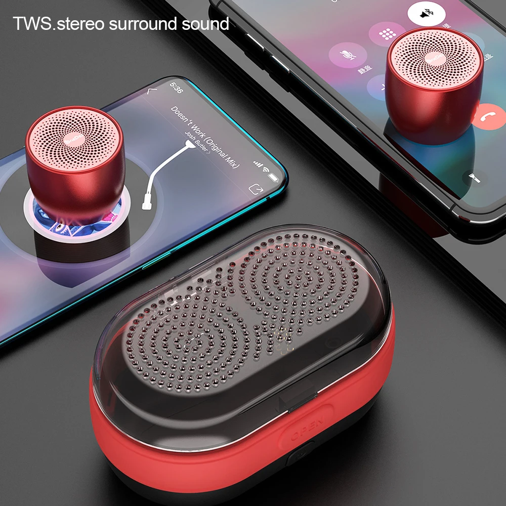 Мода 2 шт Мини Портативный TWS Bluetooth динамик новейший Япония лучший звук/бас качество для телефона компьютер музыка открытый MP3