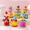 3PCS Funny Wooden Deformation Robot Children Gift Clown Doll Action Figure Toys Education Models Toys For Children Birthday Gift 1