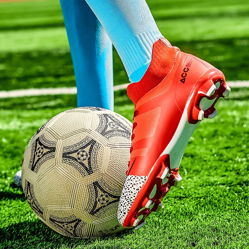 Для мужчин мальчиков детские футбольные бутсы, уличные шипованные, футбольные шиповки ботинки тренировочные кроссовки спортивная обувь Размеры; большие размеры 36-45