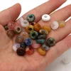 New 10pcs / Lot Natural Agates Beads Abacus Shape Big Hole Natural Stone Beads Size 4x10mm for Making  Jewelry Necklace ► Photo 1/6