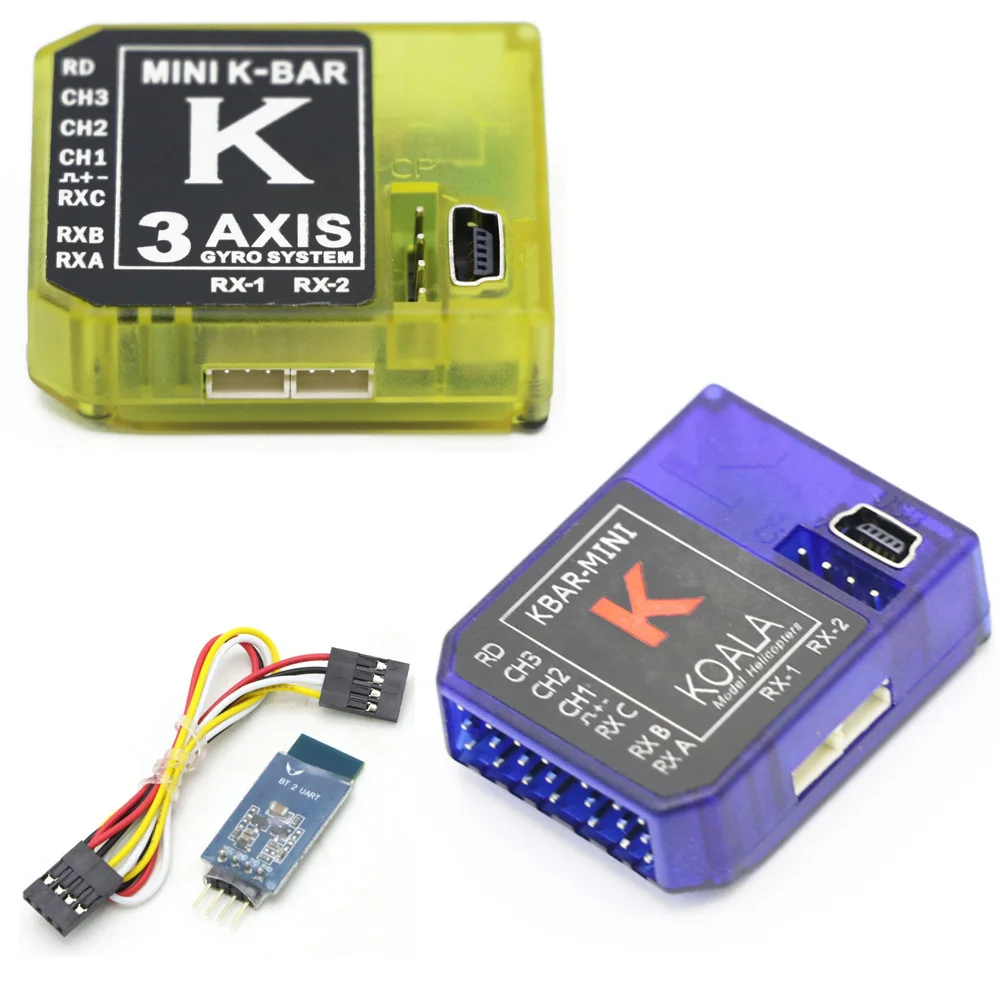 Трехосевой гироскоп KBAR Gyro MINI K BAR желтого цвета K8 3 осевой без катушки PK VBAR B8 для Mikado