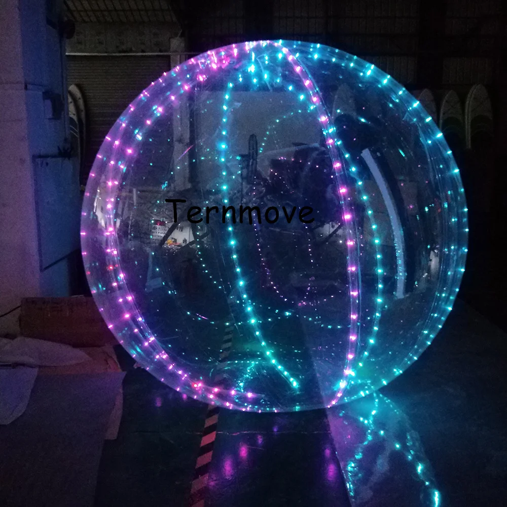 Inflatable Water Ball With Led Lighting Water Rolling Human Bowling Balls  For Game Dance Balles Water Walk Balles For Events - Toy Balls - AliExpress