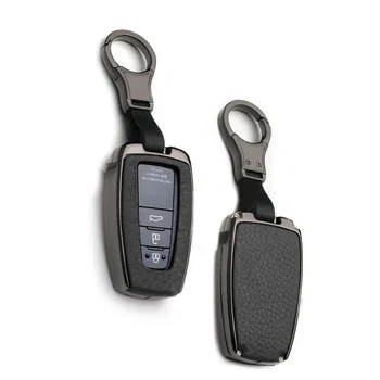 

Cover Car key case Leatherette Chain Holder Accessories For Toyota Camry Prius Durable
