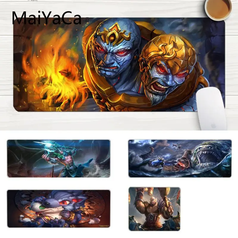 MaiYaCa Забавный Hearthstone Противоскользящий прочный силиконовый компьютерный коврик большой коврик для мыши Lockedge компьютерный коврик для ПК