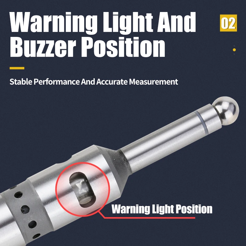 광학 엣지 파인더 LED 전자 부저 선반 엣지 파인딩 장비, 터치 포인트 센서 측정 장비, 밀링 도구