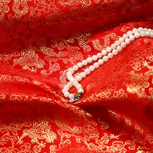 01 DIY Швейные принадлежности и ткани парча и атласная ткань серии дракона ofTang Qipao шелк и атласная ткань