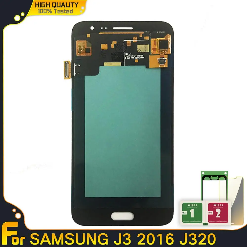 Высококачественный супер AMOLED ЖК-дисплей для samsung Galaxy J3 J320 J320F J320FN ЖК-дисплей сенсорный дигитайзер сборка