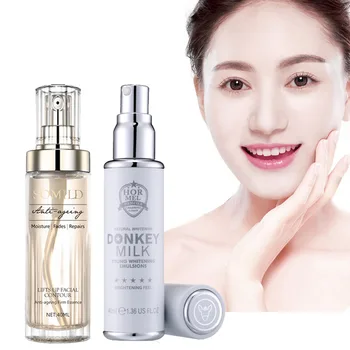 

SOMILD Facial Skin Care Set Whitening Anti-wrinkle Anti-aging Face Serum Lift Firming Facial Skin Improve Dullness Skin Tone