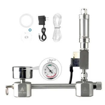 

SZS Hot Aquarium CO2 Regulator System Kit CO2 Diffuser Generator Bubble Atomizer with Solenoid Valve-US Plug