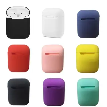 

For Airpods Case 1 2 Silicone Case Universal Wireless Headset Cover Bluetooth Headphone Protective Box Waterproof Anti-fall New