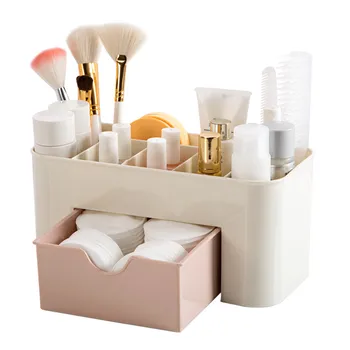 

Saving Space Desktop Comestics Makeup Storage Drawer Type Box High Quality Storage Box Used To Store And Organize Jewelry