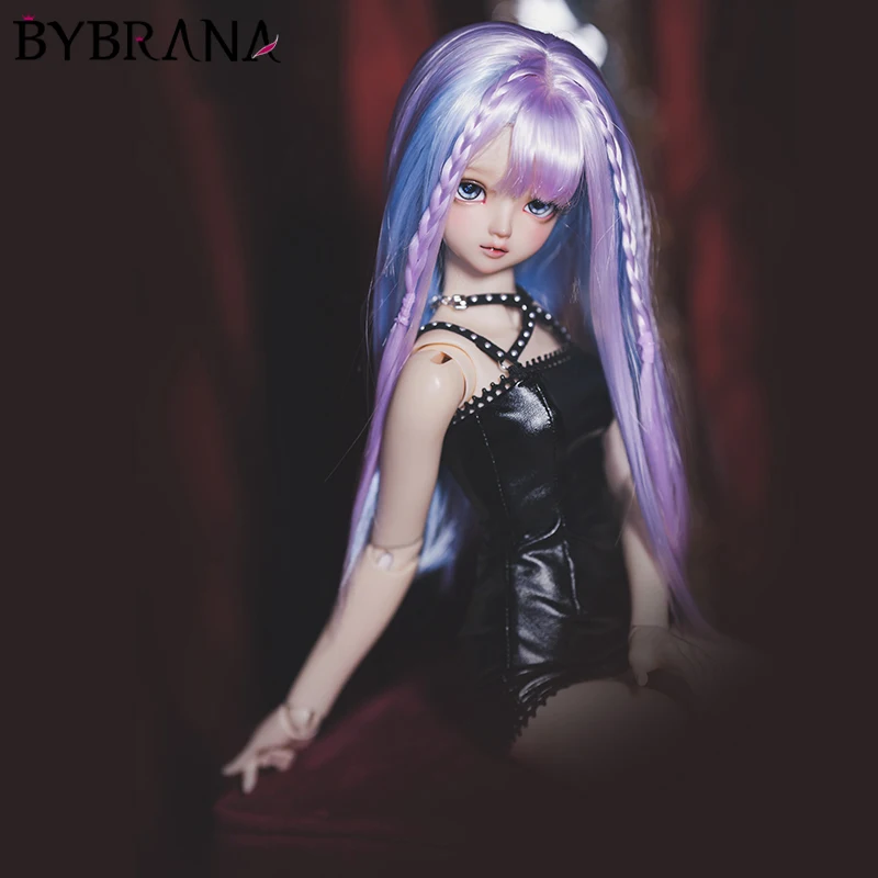 Шарнирная кукла Bybrana 1/3 1/4 1/6 парик Sd Dd ночное Кружение широкое лицо средней длины