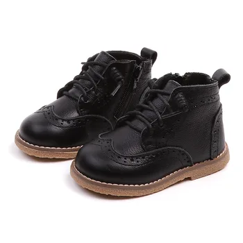 

1-6 Year 2020 New Genuine Leather Waterproof Autumn Kids Girl Ankle Boots Boy Winter Children Casual Shoes Fashion Baby Boots