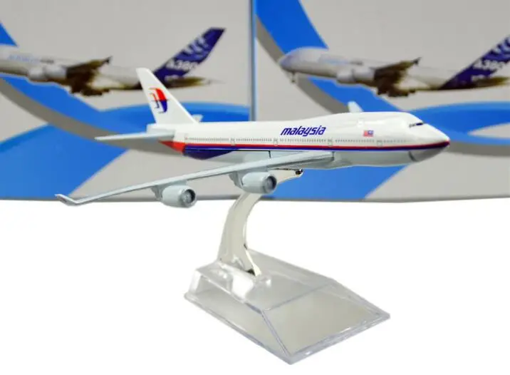 Малайзийская система авиалиний BERHAD B747-400 16 см модельные надоры самолетов подарок на день рождения ребенка модели самолета игрушки Рождественский подарок