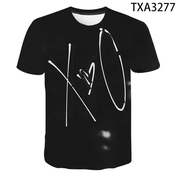 

2020 New Summer 3D T shirts The Weeknd Men Women Children Fashion Streetwear Boy Girl Kids Printed T-shirt Cool Tops Tee