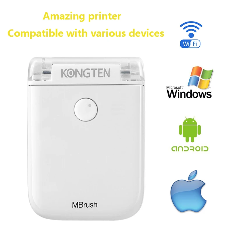 工場直販激安 Kongten ハンドヘルドインクジェットプリンター Iosおよびandroid用のインクカートリッジ 衣類用の日曜大工 公式特典付 W Southern Eye Com
