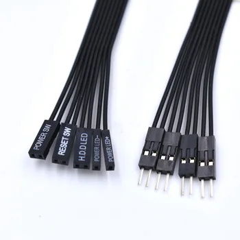 

30cm/50CM Motherboard switch HDD LED/PLED/Reset SW /Power SW Extension Cable