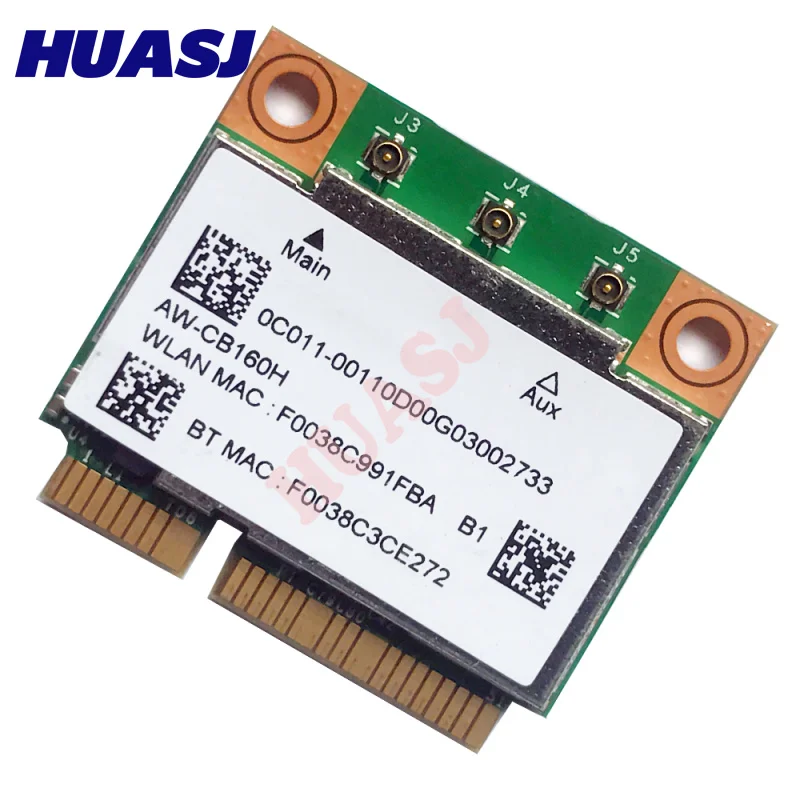 Мини карта Azurewave Wi Fi wlan bluetooth 4 0 pci e 3 шт.|Сетевые карты| |