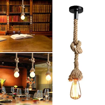 

1pc Hemp rope Wires Restaurants Bars Shops Store Vintage Retro Braided