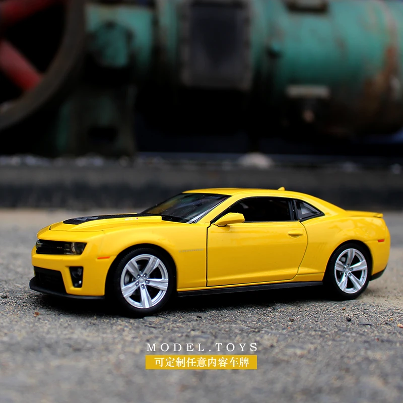 WELLY 1:24 Chevrolet Comalo ZL1 спортивный автомобиль моделирование сплав модель автомобиля ремесла украшение Коллекция игрушек инструменты подарок