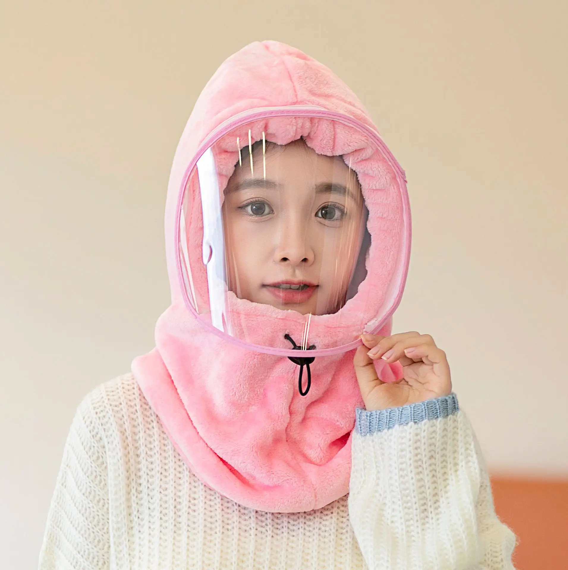 équipement Moto Hiver Cagoule Coupe-vent Hiver Femme Bonnet