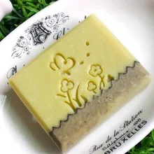 Цветочный прозрачный мыльный штамп ручной работы с бабочкой прозрачный Натуральный Мыльный штамп с ручкой акриловый штамп на заказ для изготовления мыла