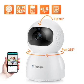 

Techage1080P Wireless IP Camera Intelligent Auto Tracking 24 hours Video Home Security Surveillance CCTV Network Wifi Camera