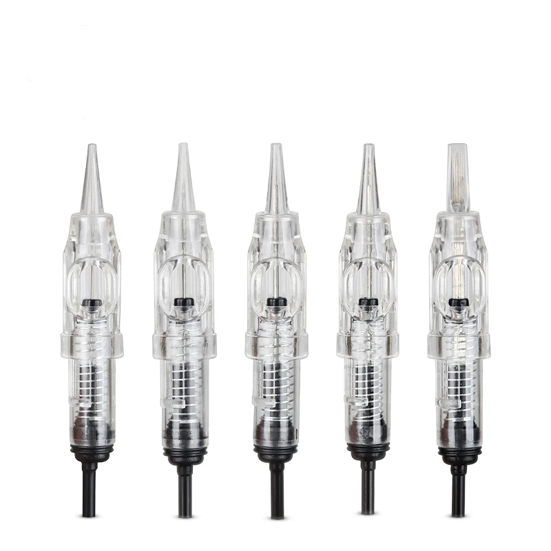 Disposable Microblading Eyebrow Tattoo Needles 1R 3R 5R 5F 7F Sterilized Permanent Makeup Cartridge Needles