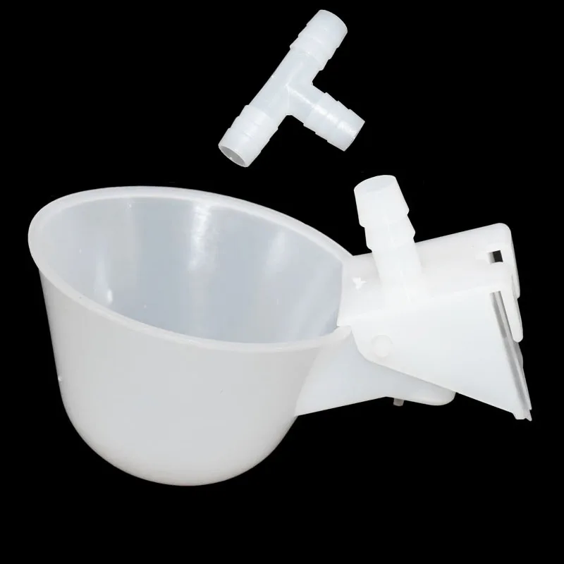 10 Pcs Pigeon Water Drinking Bowl Automatic Bird Chicken Coop Feed Poultry Drinker Water Drinking Cups Quail Waterer Animal Feed
