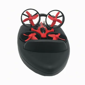 

Mini Folding Remote Control Four-Axis Sea, Land and Air Vehicle 2-In-1 Remote Control Drone Model Children Toys