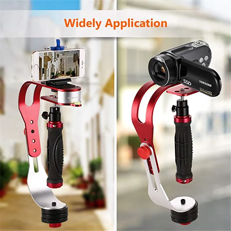 Стабилизатор камеры Pro DSLR видео стабилизатор Ручной Steadycam профиль ручка для Gopro Canon Nikon камера смартфон видеокамеры