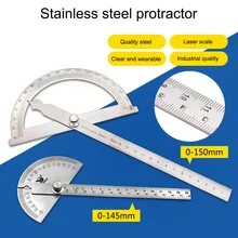 0-180 Degree Angle Ruler Hollow Semicircle Protractor Multi Angle Ruler Woodworking Angle Measuring Tool